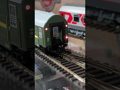 The perfect glow for a Soviet sleeper train #modeltrains #ho #hoscale