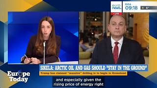 YouTube video thumbnail: Síkela: ¨No Preferential Treatment for US Companies in Greenland"
