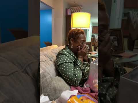 She surprised her mom with a Mini Aussie doodle puppy