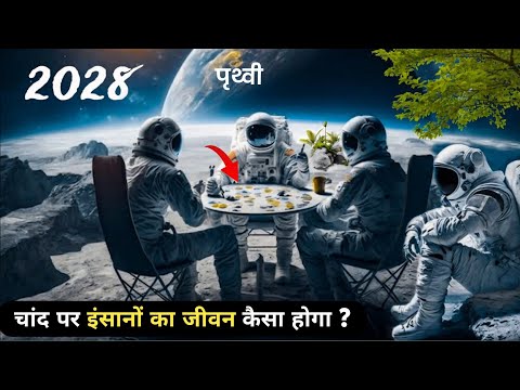 चांद पर इंसानों का जीवन कैसा होगा ? चांद पर हम कब रहेंगे ? humans life on moon 🌕