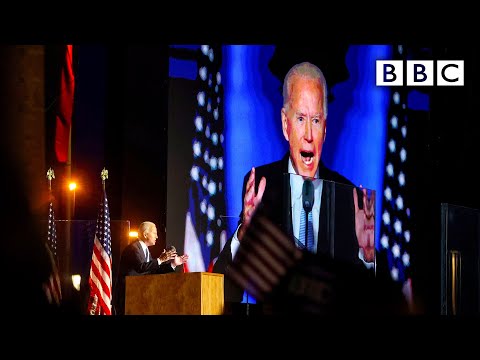 Joe Biden’s first speech as US president-elect 🇺🇸 US Election 🔴 @BBC News live – BBC
