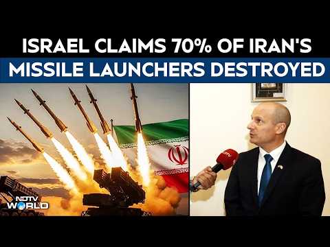 Iran War News Today | '70% of Iran's Missile Launchers Destroyed': Claims Israeli Envoy