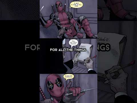 Why Did Deadpool Pay To Be Killed? #marvel #marvelcomics #shorts