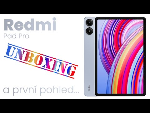 Představujeme Nový Tablet REDMI PAD PRO | Exkluzivní Unboxing eshopu XM.cz!