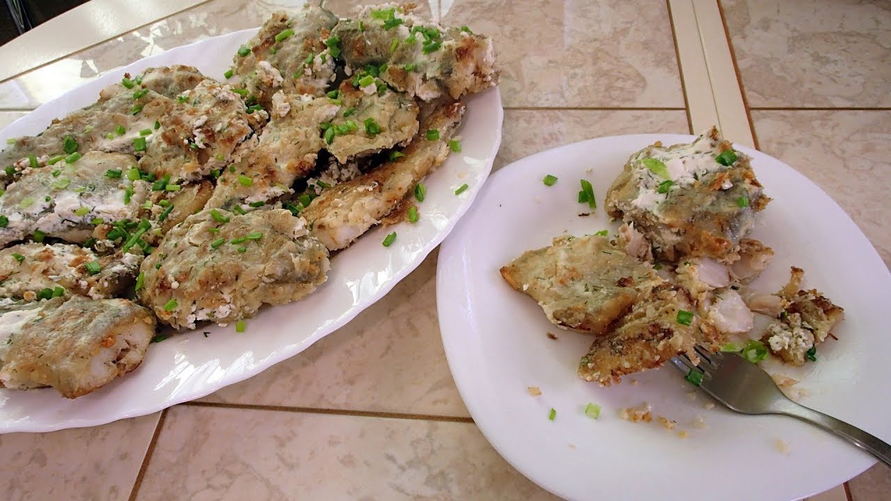 Экзотичный минтай. Минтай + банан = необычно и вкусно