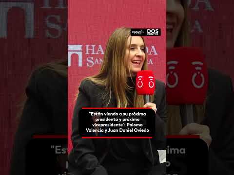 Están viendo a su próxima presidenta y próximo vicepresidente | Dos Puntos