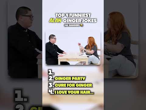 TOP 4 FUNNIEST ALAN GINGER JOKES 🤣 #dadjokes  #yeahmad