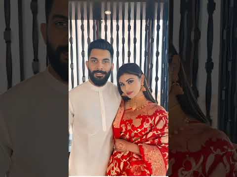 Mouni Roy with her husband Suraj Nambiar #mouniroy #shorts #ytshorts