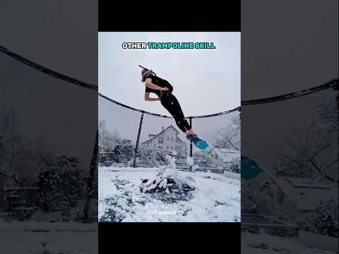 Other trampoline skill VS This one ๐ #shorts #viral #edit