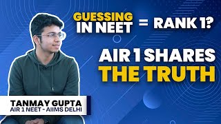 Tukka vs Strategy 🤔 How NEET Topper Tanmay Gupta (AIR 1) Guessed Right! #shorts #neet #neettopper