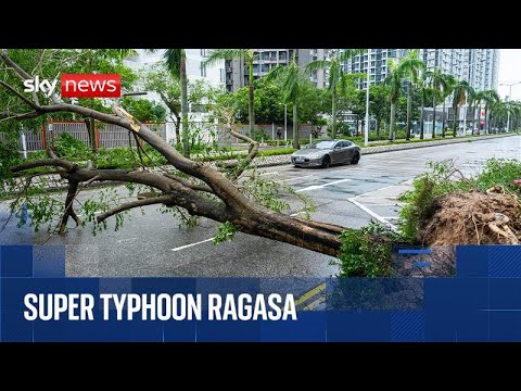 China and Hong Kong brace for Super Typhoon Ragasa