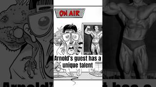 Arnold's guest has a unique talent. #comedypodcast #comedy #arnoldschwarzenegger