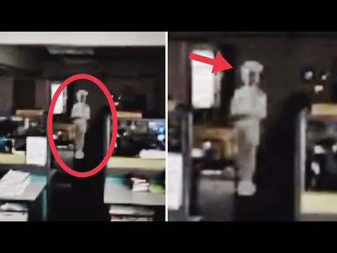 POCONG INI TEMANI KARYAWAN KERJA LEMBUR ! TOP 7 PENAMPAKAN HANTU TERSERAM, TERJELAS DAN MENGERIKAN