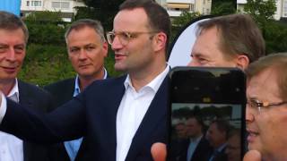 Bundesgesundheitsminister Jens Spahn besuchte die AGewiS