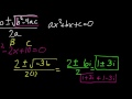 Quadratic Equations and Discriminants