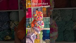 the yarn, the mess, the final product! #crochet #crocheting #crocheteveryday #crochetanimal