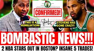 BOMB NEWS! 5 NBA SUPERSTARS IN SHOCKING CELTICS TRADE?! | TATUM OUT? | NBA