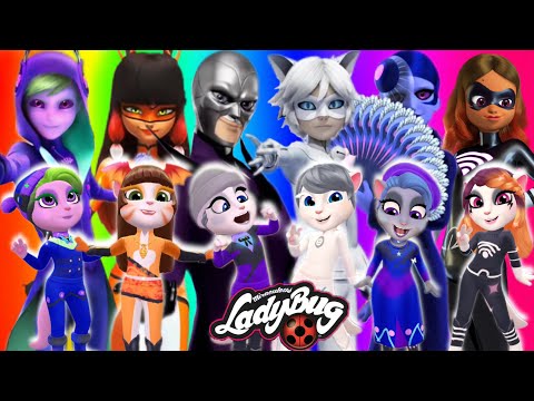 My Talking Angela'm 2😻 || Miraculous LadyBug | Villains | New Update | Cosplay