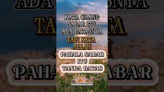 Kata-kata mutiara islami #shorts #quotes #penyejukhati