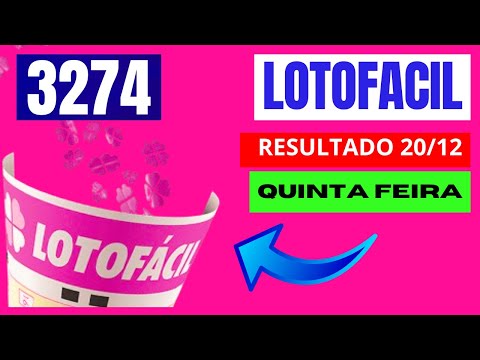 Lotofácil 3274- Resultado Lotofacil Concurso 327