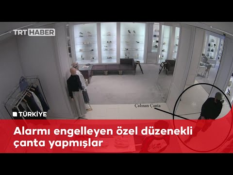 Rus hırsızlar çaldıkları 250 bin liralık çantayla yakalandı