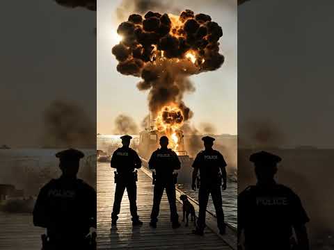 Police K9 Saves People from Boat Disaster #dog #usa #ai #rescue