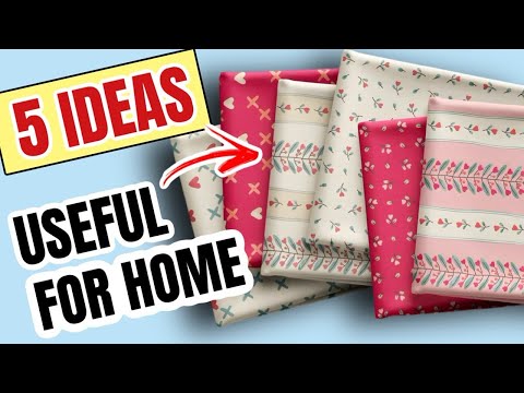 5 USEFUL SEWING IDEAS FOR HOME