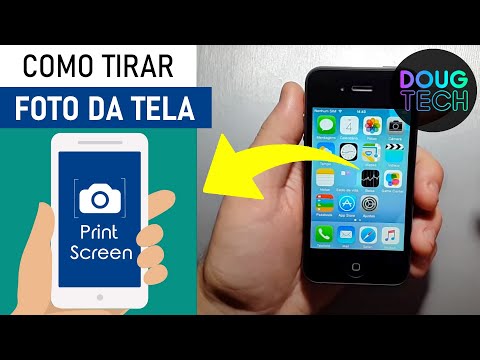 Como Tirar FOTO da TELA em iPhone Antigo