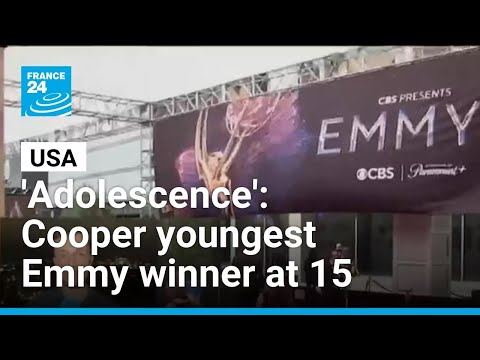 YouTube video thumbnail: Actor Owen Cooper From 'Adolescence' Becomes Youngest Emmy Winner at 15