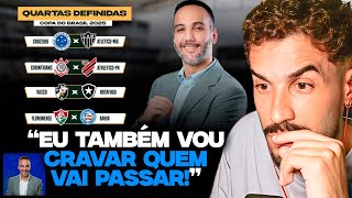 QUEM AVANÇA NA COPA DO BRASIL? PALPITE DAS QUARTAS! | REACT JORGE IGGOR