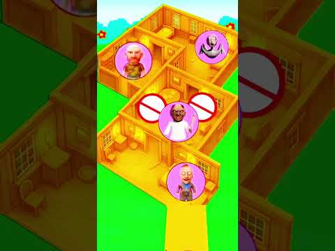 तुम सब छुप जाओ granny आती होगु#short vedio #Granny horror game funny animation cartoon style Part-