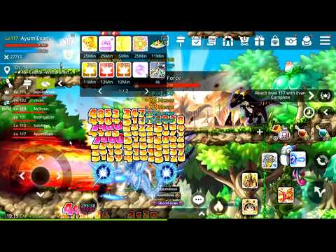 Ayumilove MapleStory M Evan Star Force Training Hot Time Event