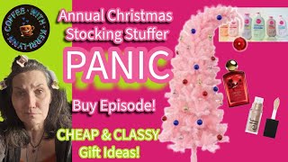 ANNUAL Christmas Stocking PANIC Buy! Let's NOT Break The Bank! #Walmart #DollarTree #haul #shopping 