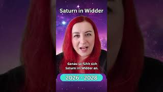 Saturn in Widder 2026-2028 #horoskop #saturn #widder