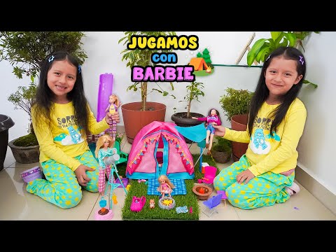 JUGAMOS en el CAMPAMENTO de BARBIE 🏕️ Daailum