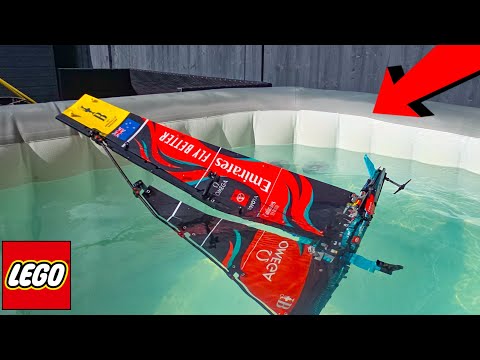 LEGO RACING YACHT SINKING!
