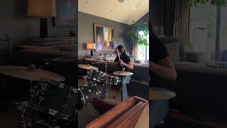 Courteney Cox playing drums to DAISIES by Justin Bieber 🎶 on TikTok - July 20, 2025