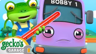Bobby the Bus Is Sick 😷 | Gecko's Garage | Toddler Fun Learning for Kids