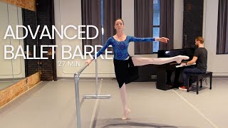 BALLET BARRE ADVANCED with TLB Master Trainer Katie Boren 🩰 | Train Like a Ballerina