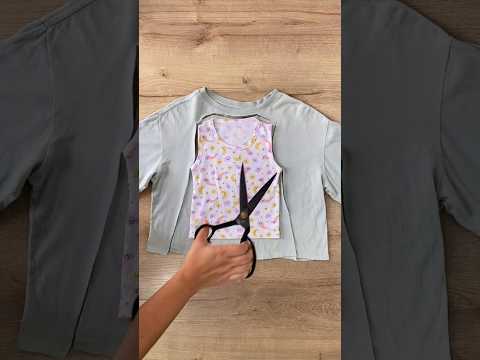 ♻ Reciclo CAMISETA ✂👗 IDEA to RECYCLE OLD T-SHIRTS - TRANSFORMAR Ropa - DIY Dress  #diy #moda