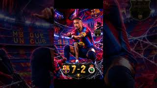 Victoire du barca 7-2✅ #barcelona #barca #football  #satander