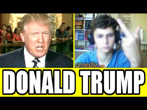 DONALD TRUMP PRANK ON OMEGLE (Omegle Pranks)
