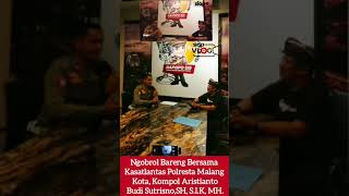 Podcast Bersama Kasatlantas Polresta Malang Kota, Kompol Aristianto Budi Sutrisno, SH, S.I.K, MH.