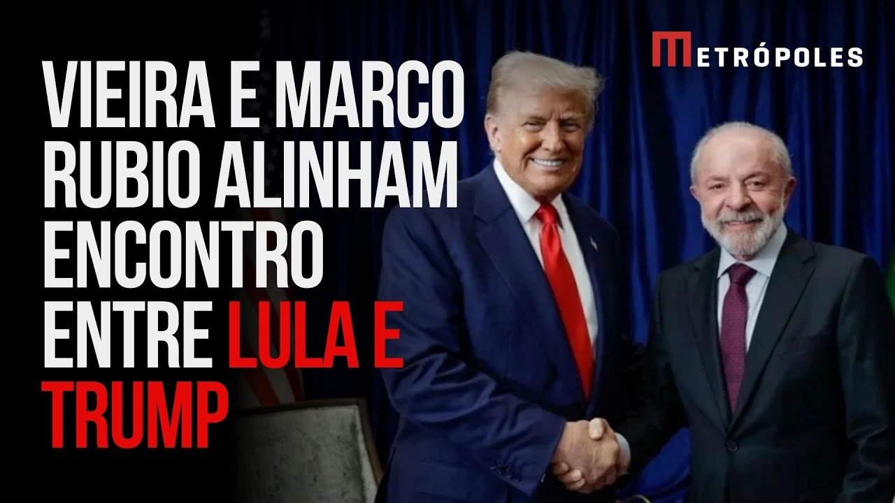 Por telefone, Vieira e Marco Rubio alinham encontro entre Lula e Trump