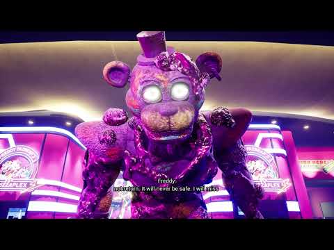 Gregory stays with Toxic Glamrock Freddy - FNAF Security Breach