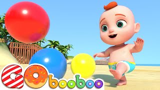 Canção da Família Papai Dedo | Brinque com bolas | Canções Infantis | GoBooBoo em Português