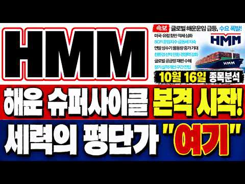 [HMM 주가전망] 개미들 털어내고 강하게 <strong>쏘아</strong> 올립니다! 전고점 돌파 전 마지막 상승 탑승 기회!