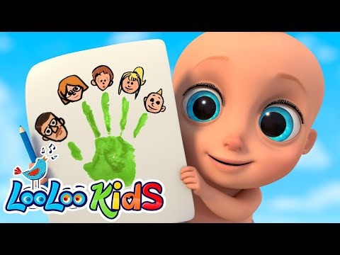 The Finger Family + Hot Cross Buns - Kids Songs and Nursery Rhymes - LooLoo Kids!