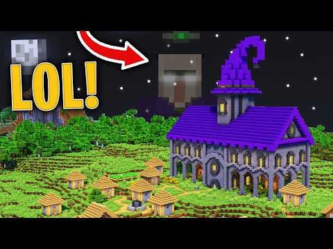 Encontramos una CASA la BRUJA en una ALDEA de MINECRAFT 1.18! 😍