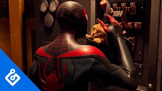 Spider-Man Miles Morales Spider-Cat Sidekick Revealed in New Video